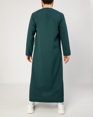 Qamis Arabische Borduursels Groen