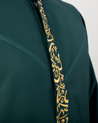 Qamis Arabische Borduursels Groen