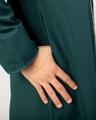 Qamis Arabische Borduursels Groen