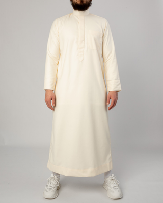 Qamis Saoudien "Cashmere Elite" Crème