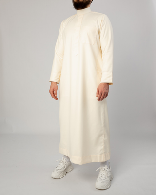 Qamis Saoudien "Cashmere Elite" Crème
