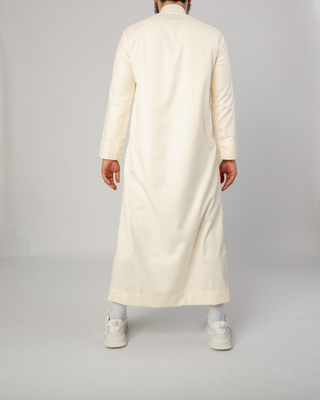 Qamis Saoudien "Cashmere Elite" Crème