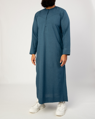 Emirati Qamis Oceaanblauw