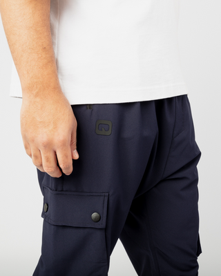 Pantalon cargo "Nomad" marine de Qaba'il