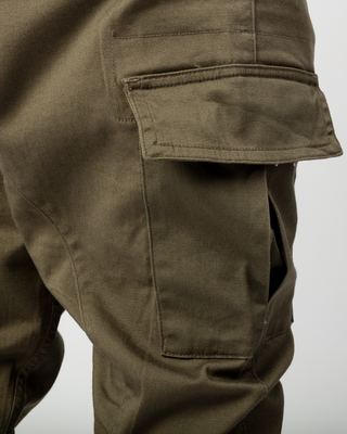 Pantalon cargo "Essential" vert de New Heritage