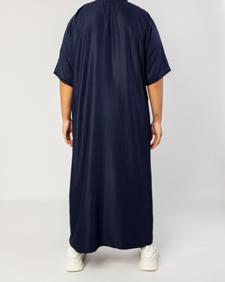Kandora Marocaine 'Legacy' Bleu Marine de Rafiq
