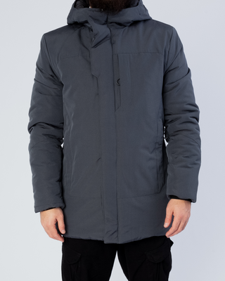 Manteau mi-long gris de Frilivin