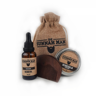 Set à Barbe "Woodsman" - De Sunnah Man (Végétalien)